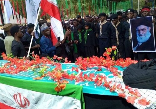 تشییع نمادین پیکر رهبر شهید انقلاب اسلامی در نیجریه